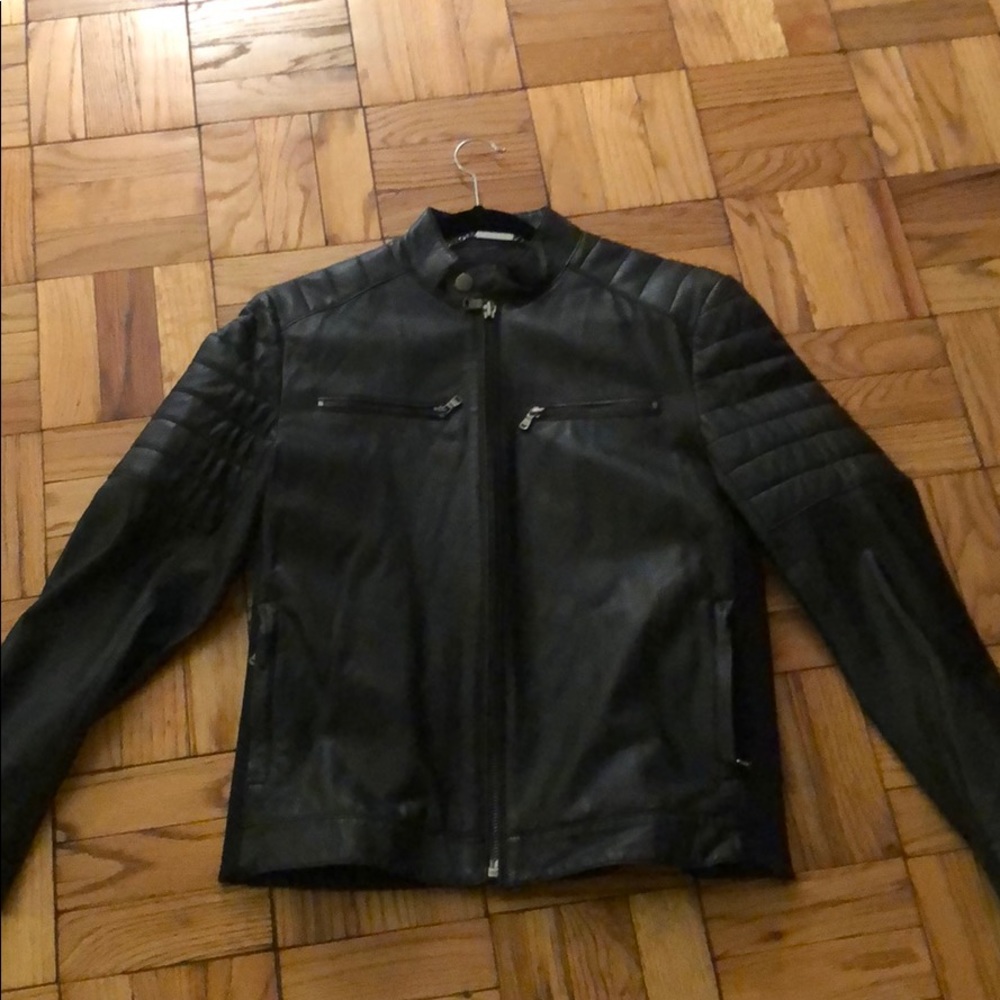 Men’s Michael Kors Black Leather Jacket